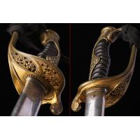 二战日本高级警司长剑-日本古董刀剑