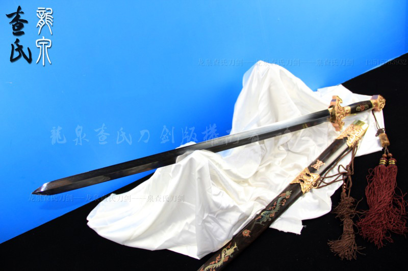精装龙泉王者剑（纯古法独家手工制作，黄铜，白铜，紫铜装饰）-极品