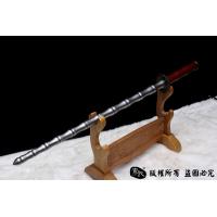 花纹钢竹节鞭（锏）