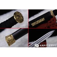 小龙纹-檀木小汉剑-可以砍铁