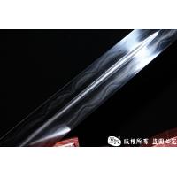 素装精品小唐剑-花纹钢烧刃