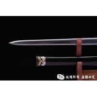 龙纹兽面剑-手工错银-查长伟作品
