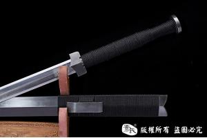 经典素装八面羽毛钢汉剑